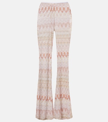 Lamé flared pants | Missoni