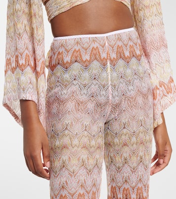 Lamé flared pants | Missoni