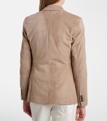 Blazer aus Veloursleder | Brunello Cucinelli