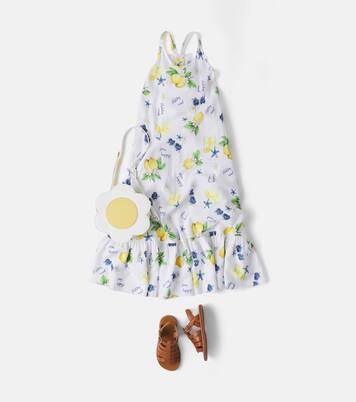 Printed cotton dress | Monnalisa