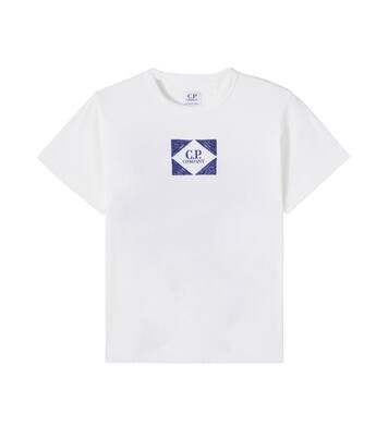 Camiseta de jersey de algodón con logo | C.P. Company Kids
