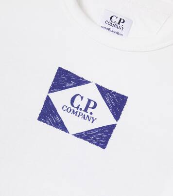 Camiseta de jersey de algodón con logo | C.P. Company Kids