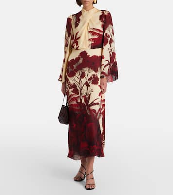 Printed silk maxi dress | Johanna Ortiz