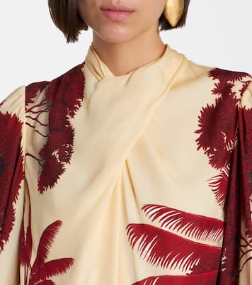 Printed silk maxi dress | Johanna Ortiz