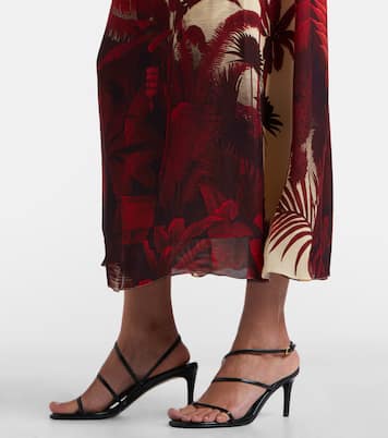 Printed silk maxi dress | Johanna Ortiz