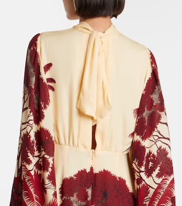 Printed silk maxi dress | Johanna Ortiz