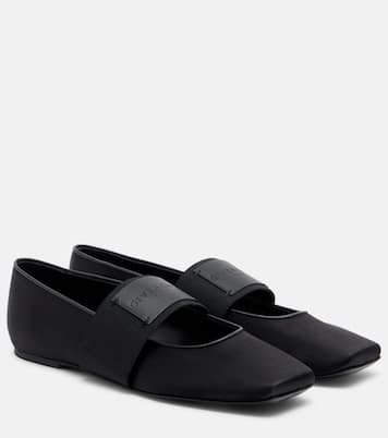 Sliced Square satin ballet flats | Givenchy