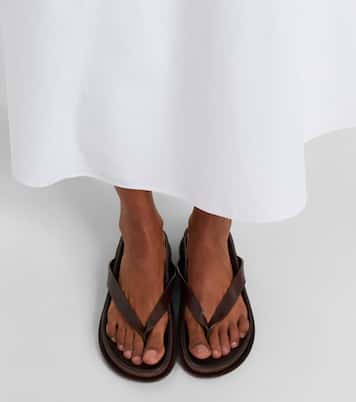 Tatanes leather thong sandals | Jacquemus
