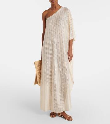 Savannah lamé beach cover-up | Melissa Odabash