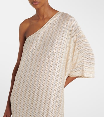 Savannah lamé beach cover-up | Melissa Odabash