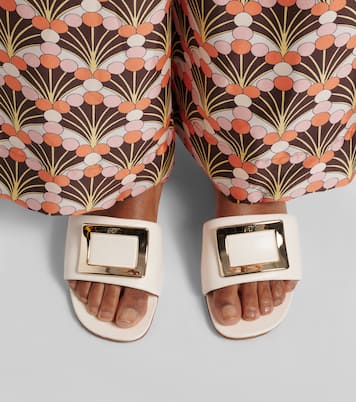 Leather slides | Roger Vivier