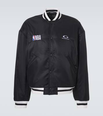 x NBA – Veste bomber en satin à logo | Balenciaga