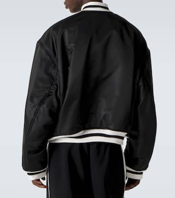 x NBA – Veste bomber en satin à logo | Balenciaga