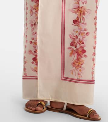 Pareo Lavanda aus Baumwolle und Seide | Agua by Agua Bendita