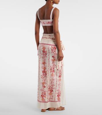 Pareo Lavanda aus Baumwolle und Seide | Agua by Agua Bendita