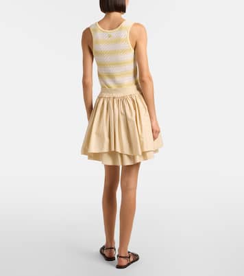 Mini-jupe Paula's Ibiza en coton | Loewe