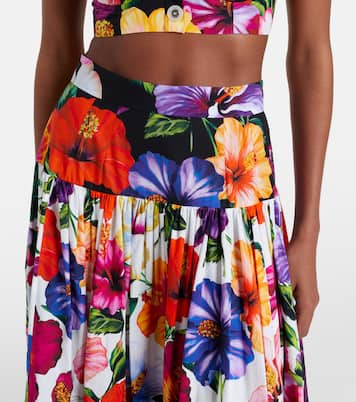 Maxirock aus Baumwolle | Dolce&Gabbana