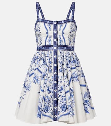 Vestido corto de algodón floral | Farm Rio