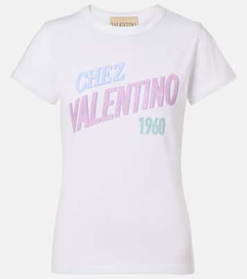 Chez Valentino cotton jersey T-shirt | Valentino