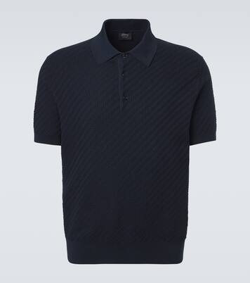 Cotton, silk, and cashmere polo shirt | Brioni