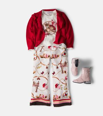 Botas de charol con glitter | Monnalisa