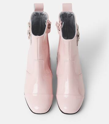 Botas de charol con glitter | Monnalisa