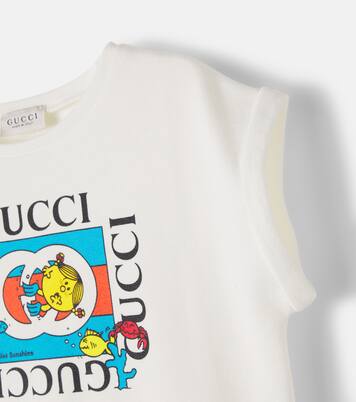 x Mr. Men Little Miss cotton jersey T-shirt | Gucci Kids