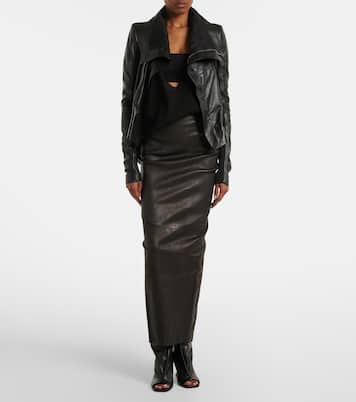 Naska leather biker jacket | Rick Owens