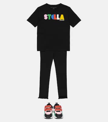 High-rise stretch-cotton jeans | Stella McCartney Kids