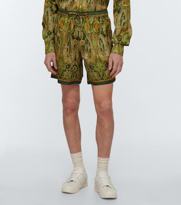 Tapestry printed Bermuda shorts | Amiri