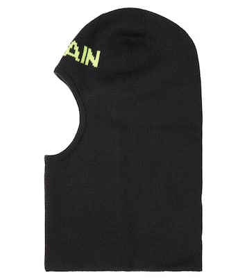 Logo virgin wool ski mask | Balmain Kids