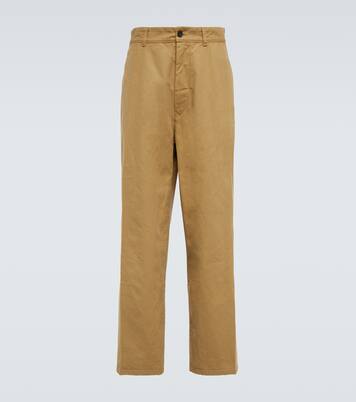 Wide-leg cotton pants | Incotex x Facetasm