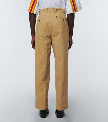 Wide-leg cotton pants | Incotex x Facetasm