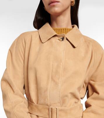 Brunner suede coat | Loro Piana
