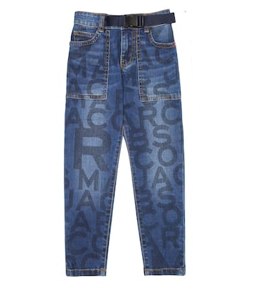 Belted logo jeans | Marc Jacobs Kids