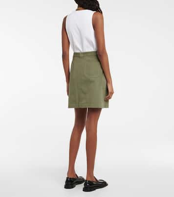 Minifalda Lea en sarga de algodón | A.P.C.