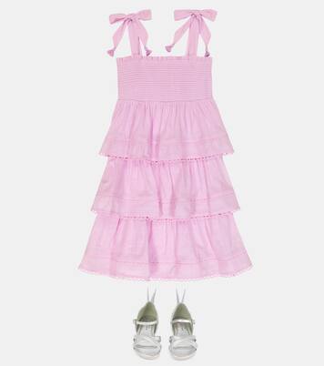 Clover tiered cotton dress | Zimmermann Kids