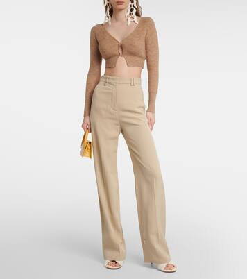 Le Cardigan Alzou mohair-blend cardigan | Jacquemus