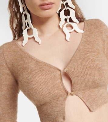 Le Cardigan Alzou mohair-blend cardigan | Jacquemus