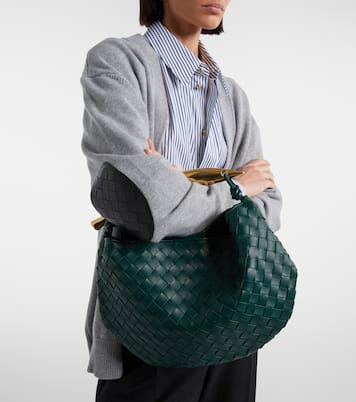 Sardine Intrecciato leather shoulder bag | Bottega Veneta
