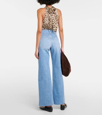 High-Rise Wide-Leg Jeans Taylor | Veronica Beard