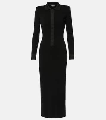 Wool and silk-blend maxi dress | Tom Ford