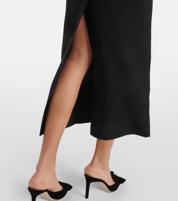 Wool and silk-blend maxi dress | Tom Ford