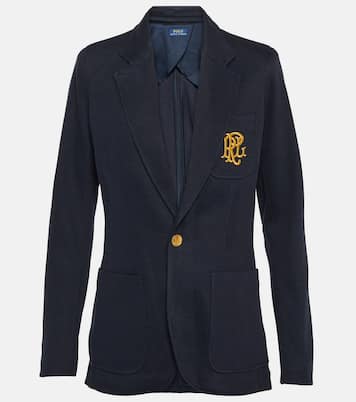 Embroidered cotton-blend blazer | Polo Ralph Lauren