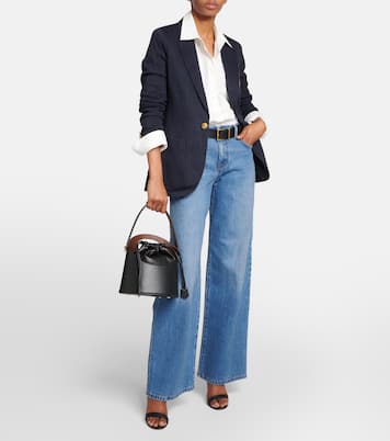 Embroidered cotton-blend blazer | Polo Ralph Lauren