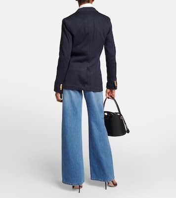 Embroidered cotton-blend blazer | Polo Ralph Lauren