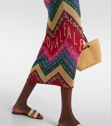 Midikleid Valentino Chevron 24 aus Strick | Valentino
