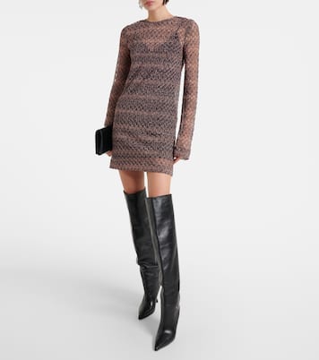 Minikleid aus Häkelstrick | Missoni