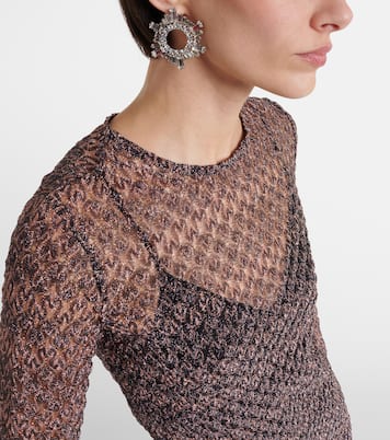 Minikleid aus Häkelstrick | Missoni