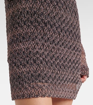 Minikleid aus Häkelstrick | Missoni
